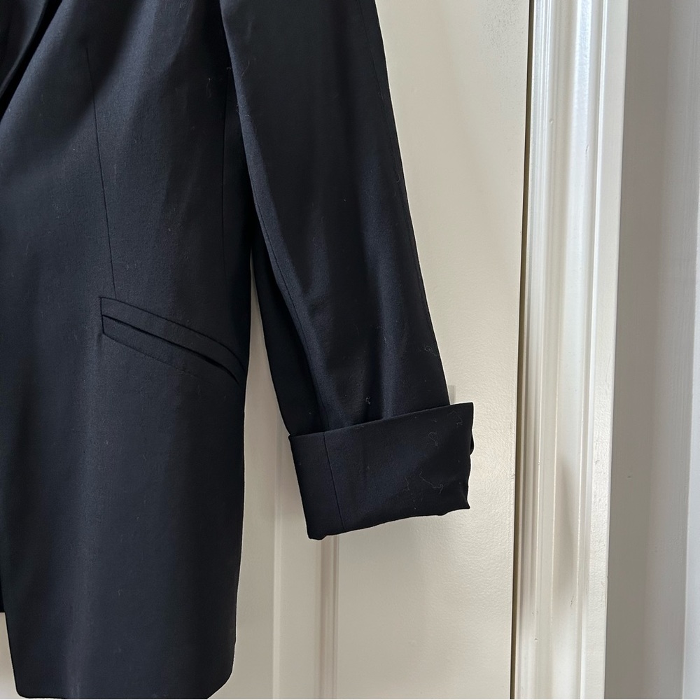 Armani Collezioni Black One Button Blazer Sz.6 - Picture 2 of 8